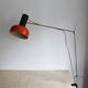 1970s Czechoslovak Orange Clamp Lamp by NAPAKO