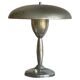 Patinated brass and chrome table lamp from the 1950s.
