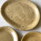 3 stoneware cups