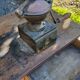 Former grocery counter from the 1900s 14 drawers