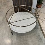 STRIND coffee table by Ehlen Johansson for IKEA, vintage white, 1970s