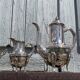 Silver-plated tea and coffee service