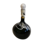 Pied de lampe en verre d’art rare conçue par Michael Bang, fabriquée par Holmegaard au Danemark 1973-1976