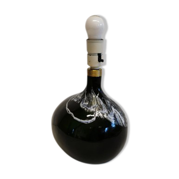 Art glass table lamp designed by Michael Bang, manufactured by Holmegaard in Denmark 1973-1976