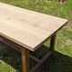 Old farmhouse table in chene circa 1950