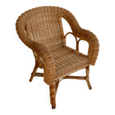 Fauteuil enfant en osier