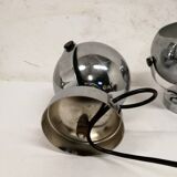 Pair of vintage chrome spotlights from the 70s