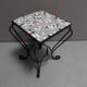 Vintage sidetable with tiles 1960's