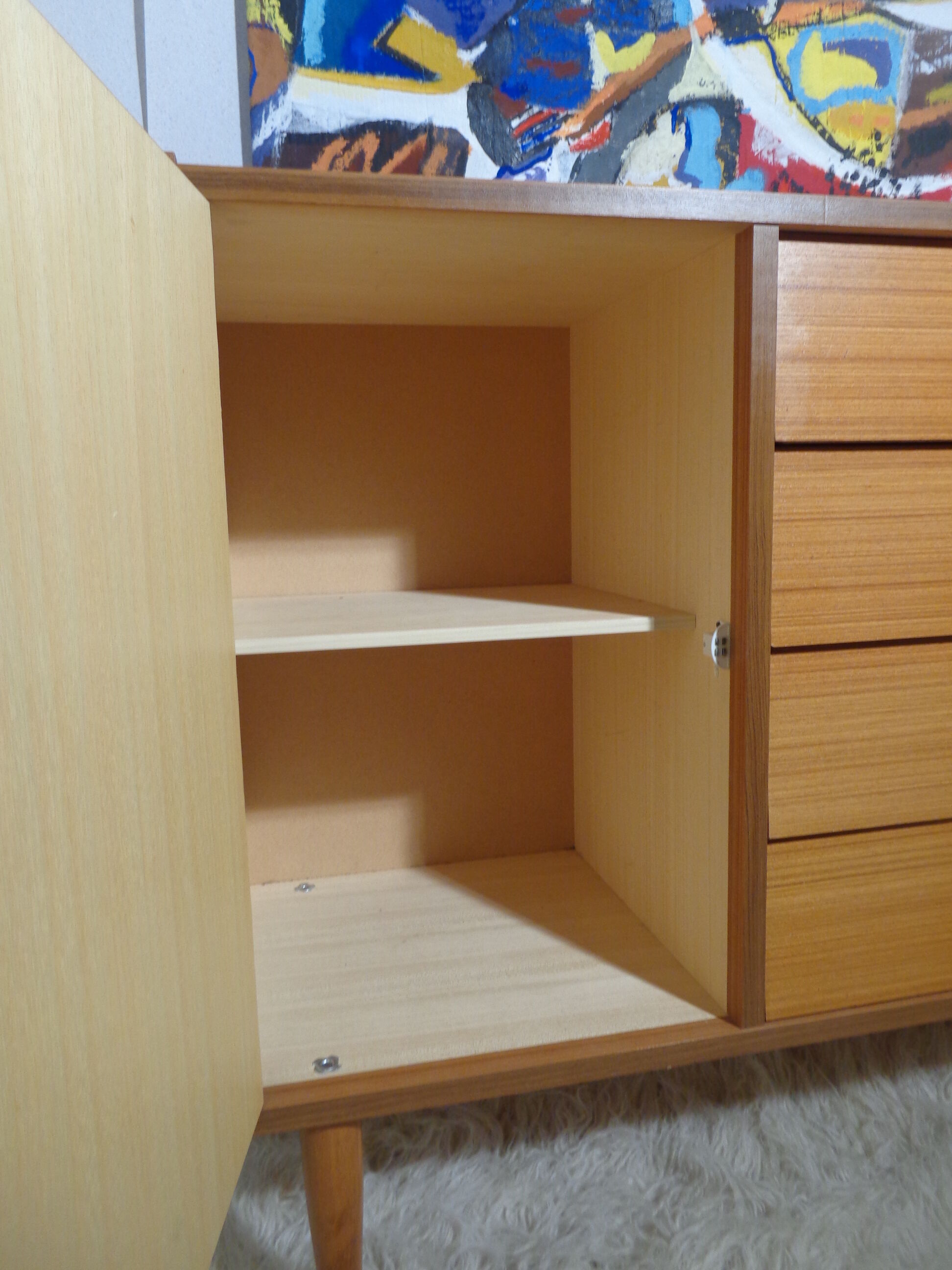 Scandinavian vintage dresser from the 60s