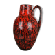 Large Pottery Super Fat Lava Multi-Color 270-38 Vase Made by Scheurich, 1970s