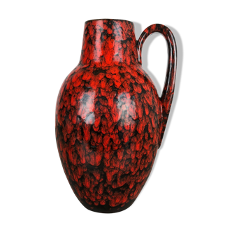 Vase Fat Lava multi-color 270-38 Scheurich années 1970
