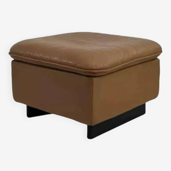 Leather ottoman DS 49 80s by De Sede