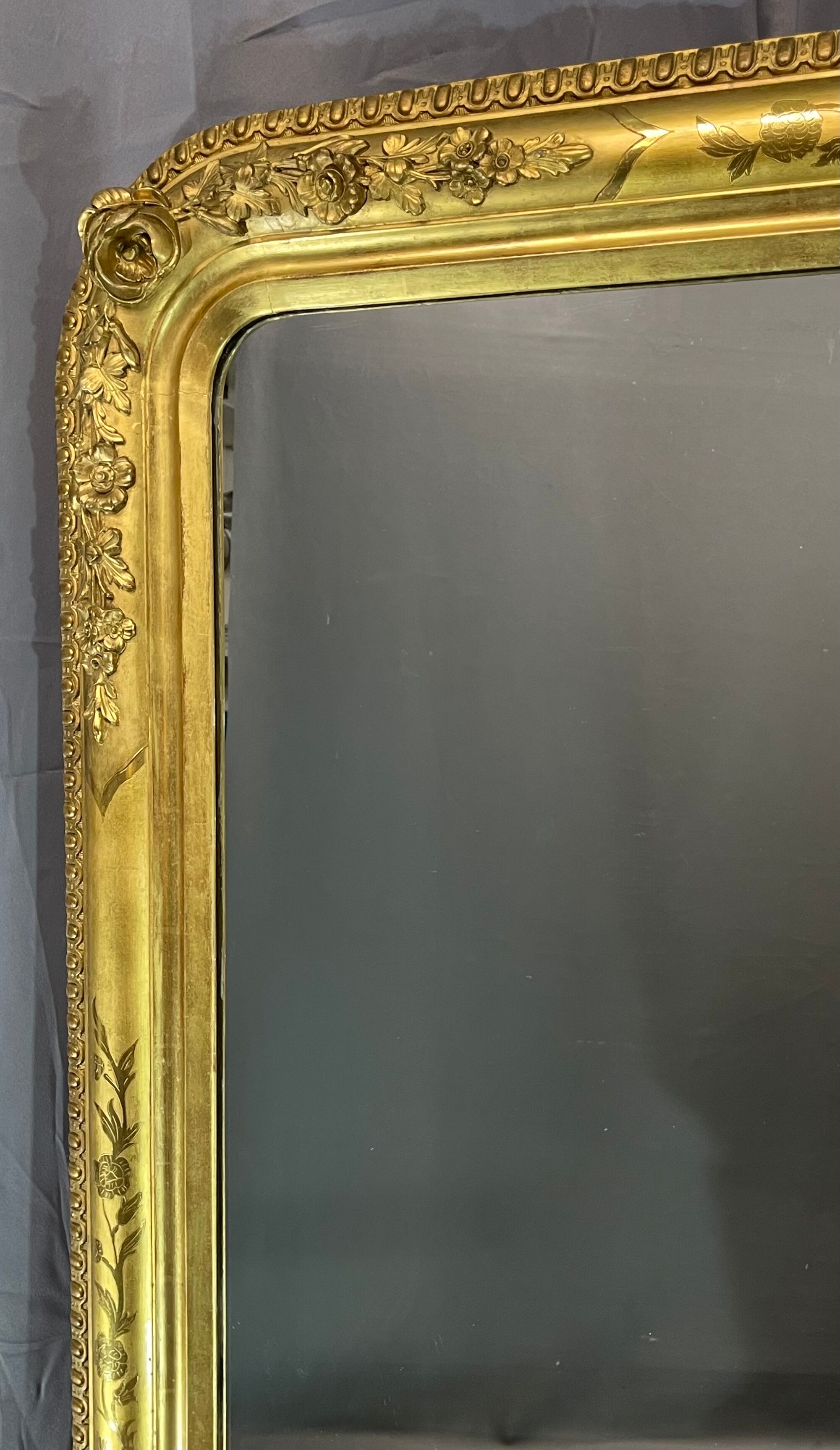Mirror 174 x 114 cm louis philippe