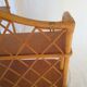 L shaped rack in rattan