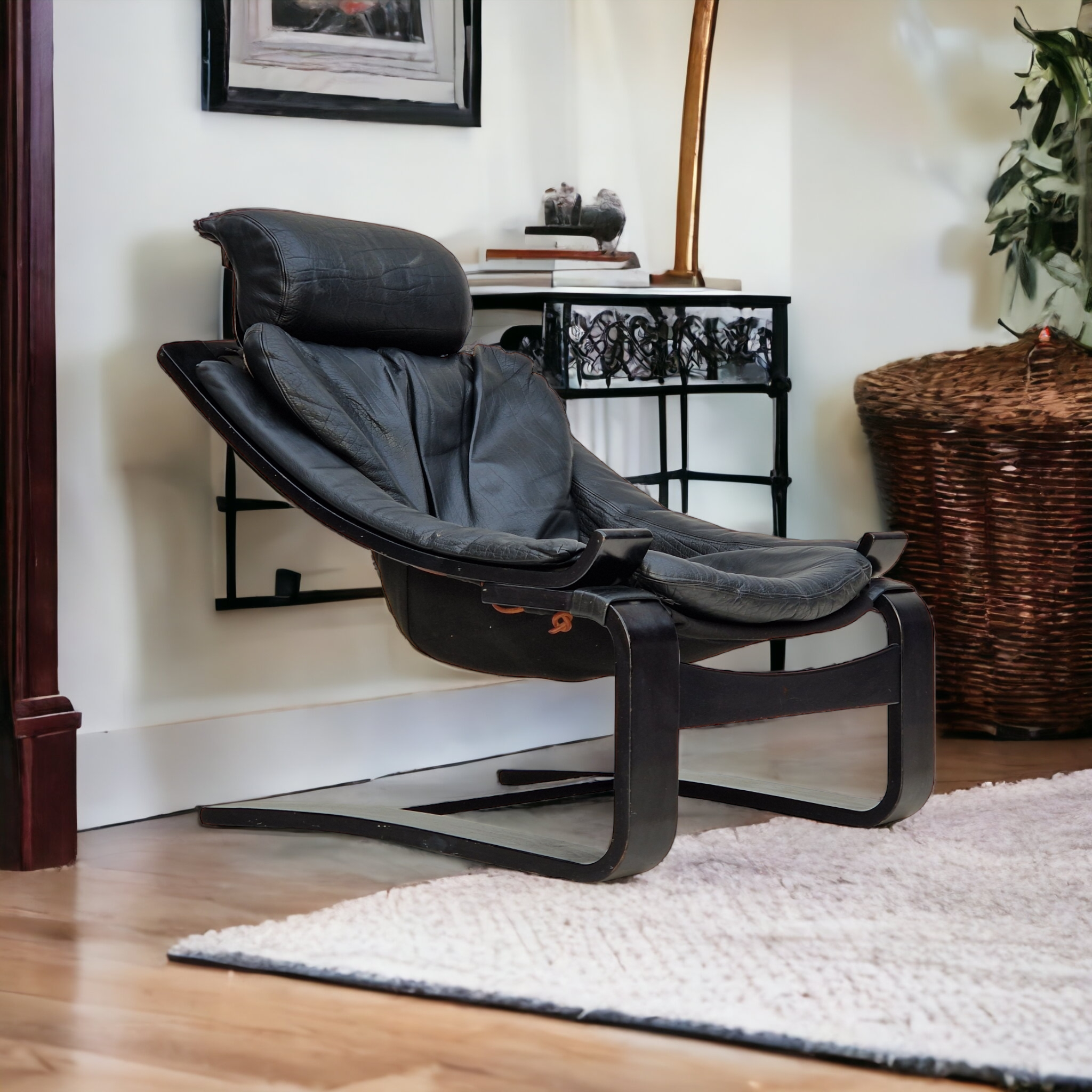 Set de 2 fauteuils Kroken par Ake Fribyter pour Nelo Suède années 1970