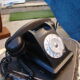 Vintage Baketite black phone 50s/60s