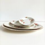 Oval serving dishes made from Onnaing earthenware