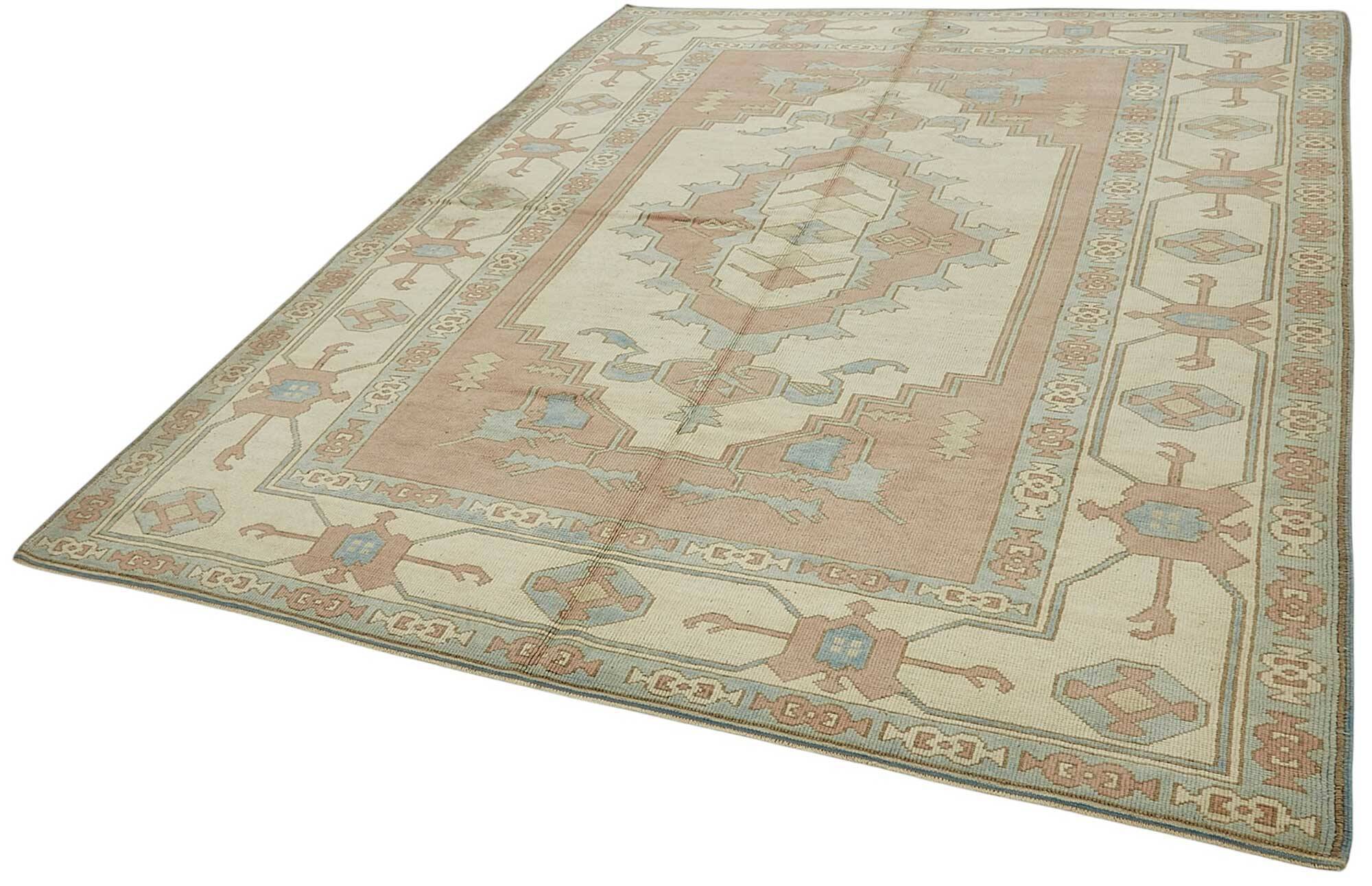 Turkish Vintage Anatolian Rug 222 cm x 285 cm