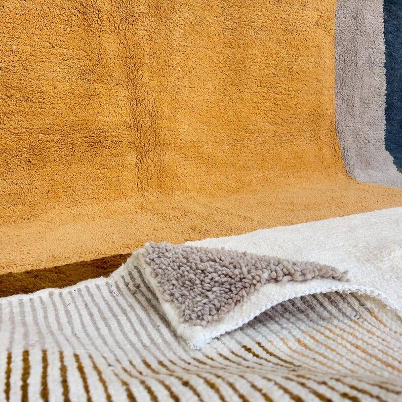 Large handmade Berber rug 400cm x 300cm