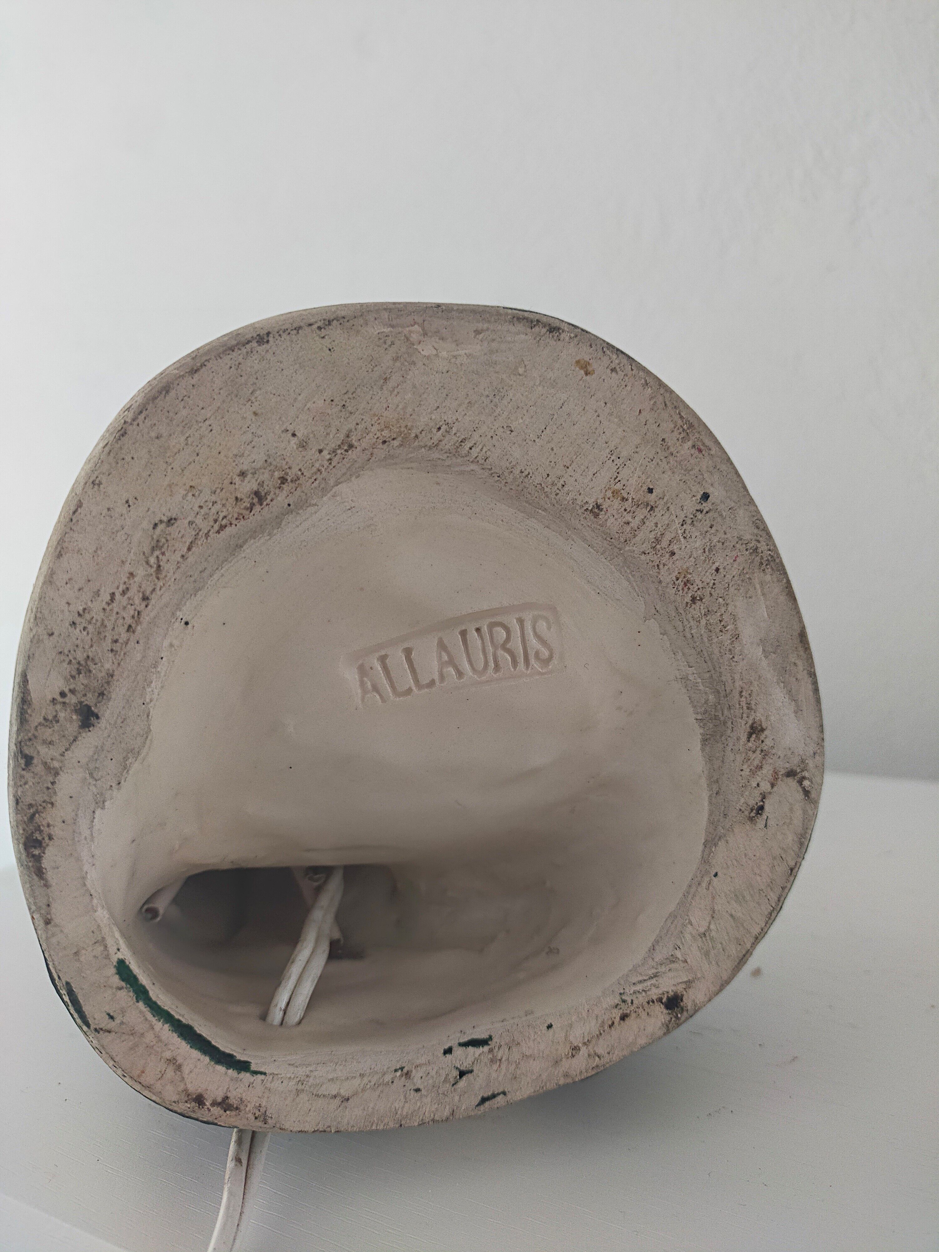 Vintage ceramic lamp foot Vallauris