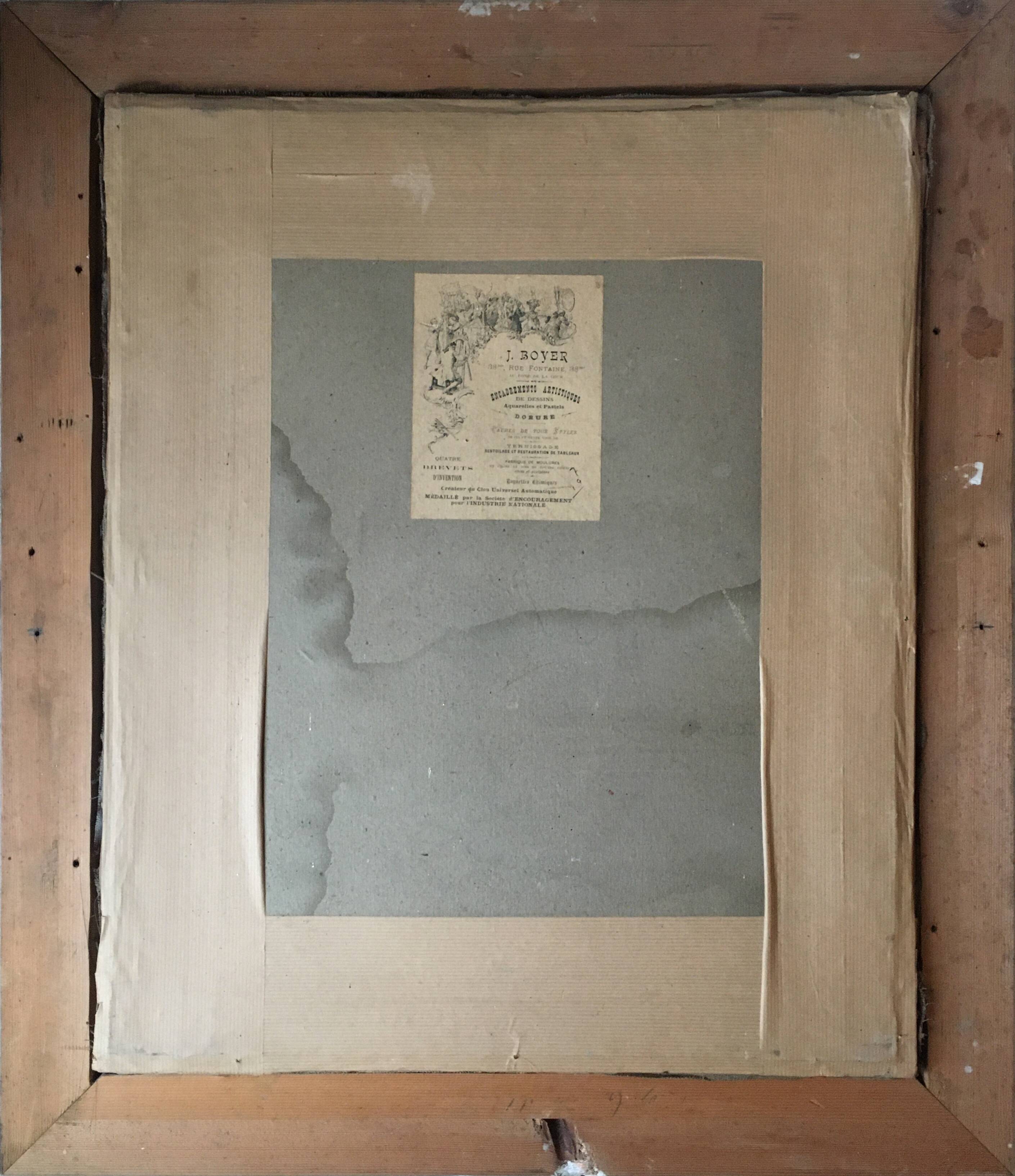 Table XIX - Family Portrait "Elegant in White Dress" - Frame