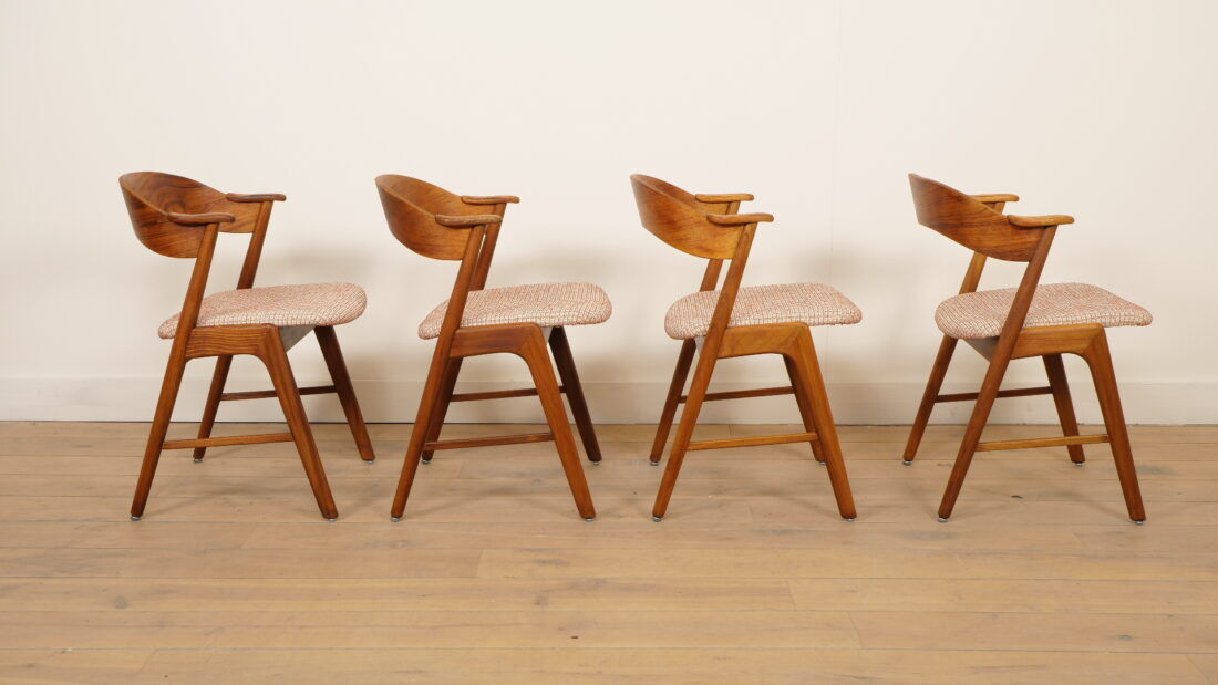 4 x dining chairs | Korup Stolefabrik | KS 21 | Re-upholstered