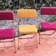 Lafuma vintage folding chair chantazur, france 1960