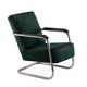 1930 cantilever armchair, upholstered green