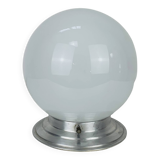 Art Deco opaline ball wall light, ceiling light