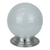 Applique boule opaline art déco, plafonnier