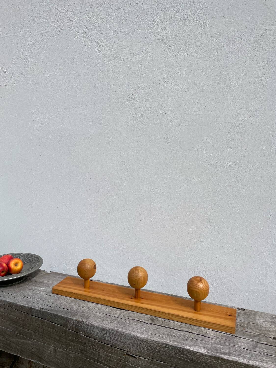 Maison Regain 1980 wooden wall coat rack