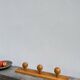 Maison Regain 1980 wooden wall coat rack
