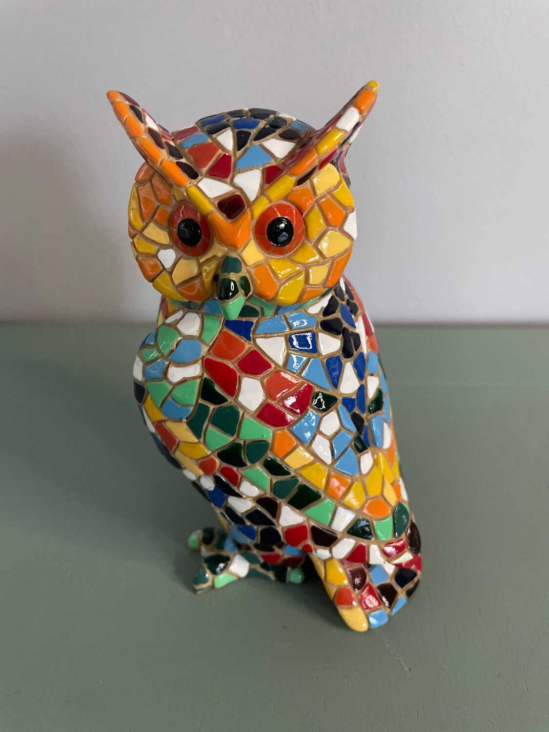 Chouette de collection en mosaïque Barcino