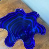 vase mouchoir bleu cobalt