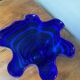 vase mouchoir bleu cobalt
