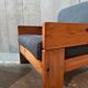 Pair of pine armchairs