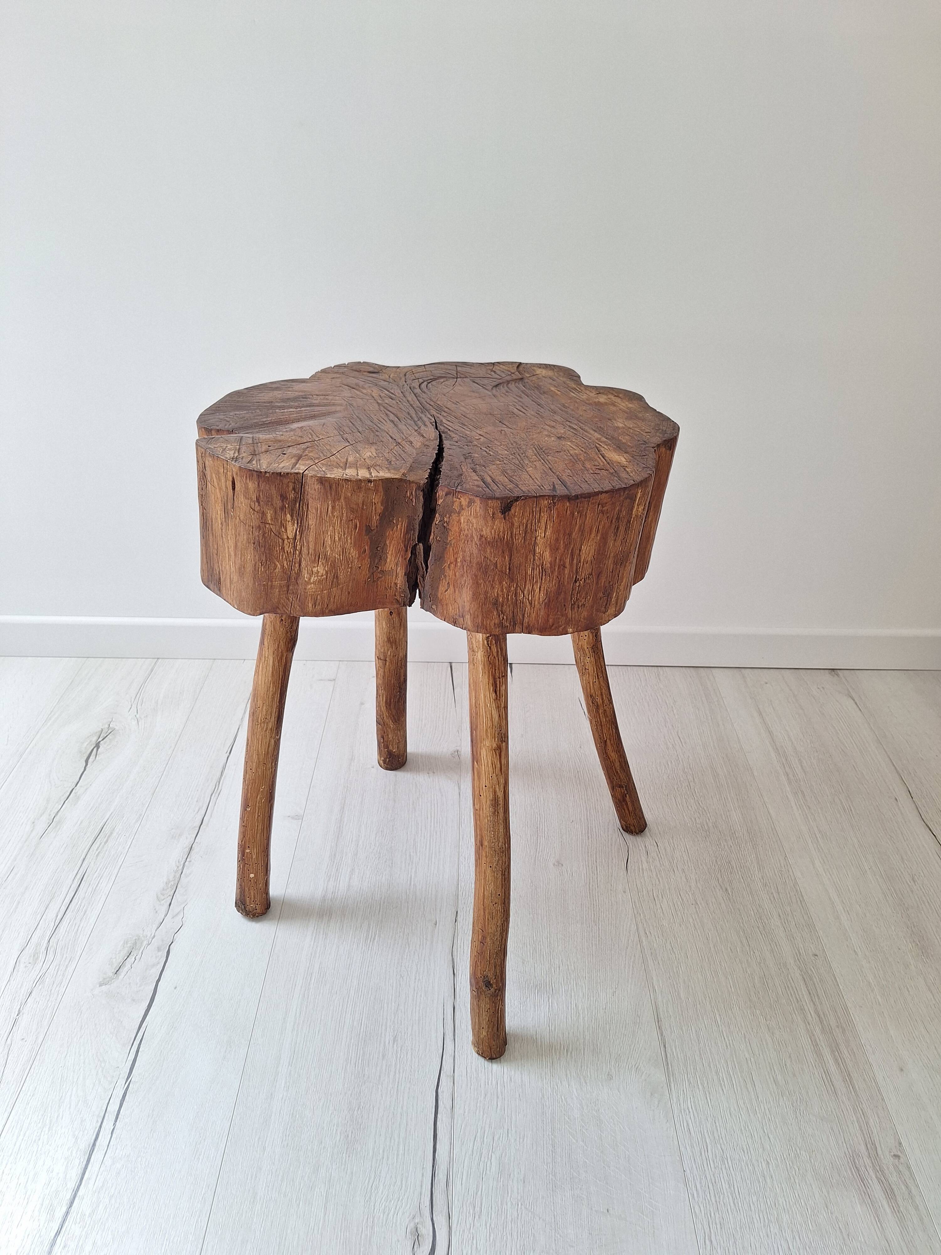 Coffee table, side table, brutalist end table.