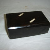 Office set, 1950 ebony wood