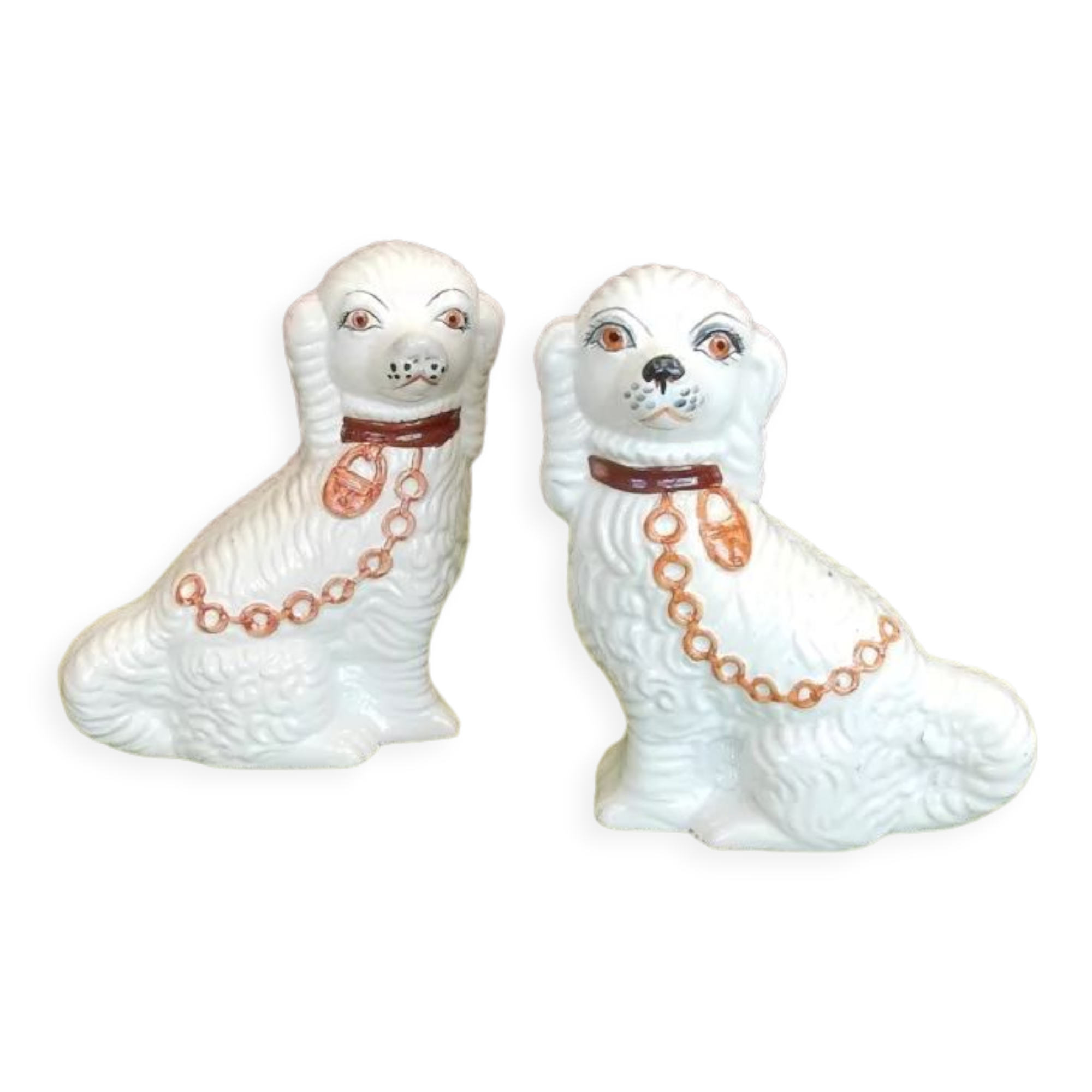 Antique Cavalier King Charles Spaniels Chimney Dogs