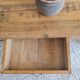Vintage rectangular wooden coffee table