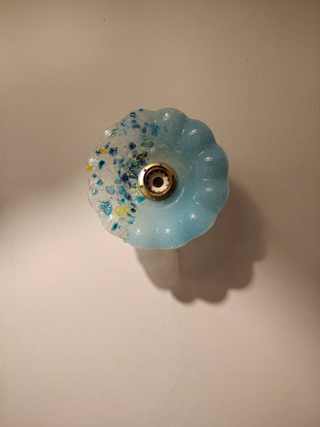 Murano flower wall light
