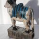 Nandi old indian cow patina and piece of origin india
