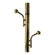 Free-standing coat rack in plexiglass with a marble base, 1960s, Germany.