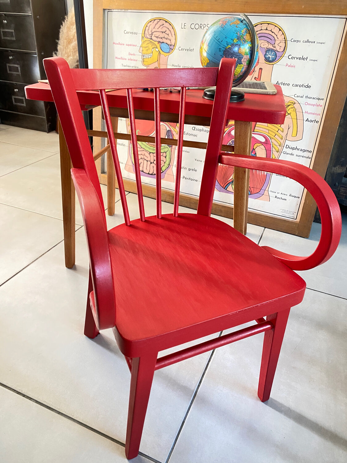 Baumann desk and children's chair set