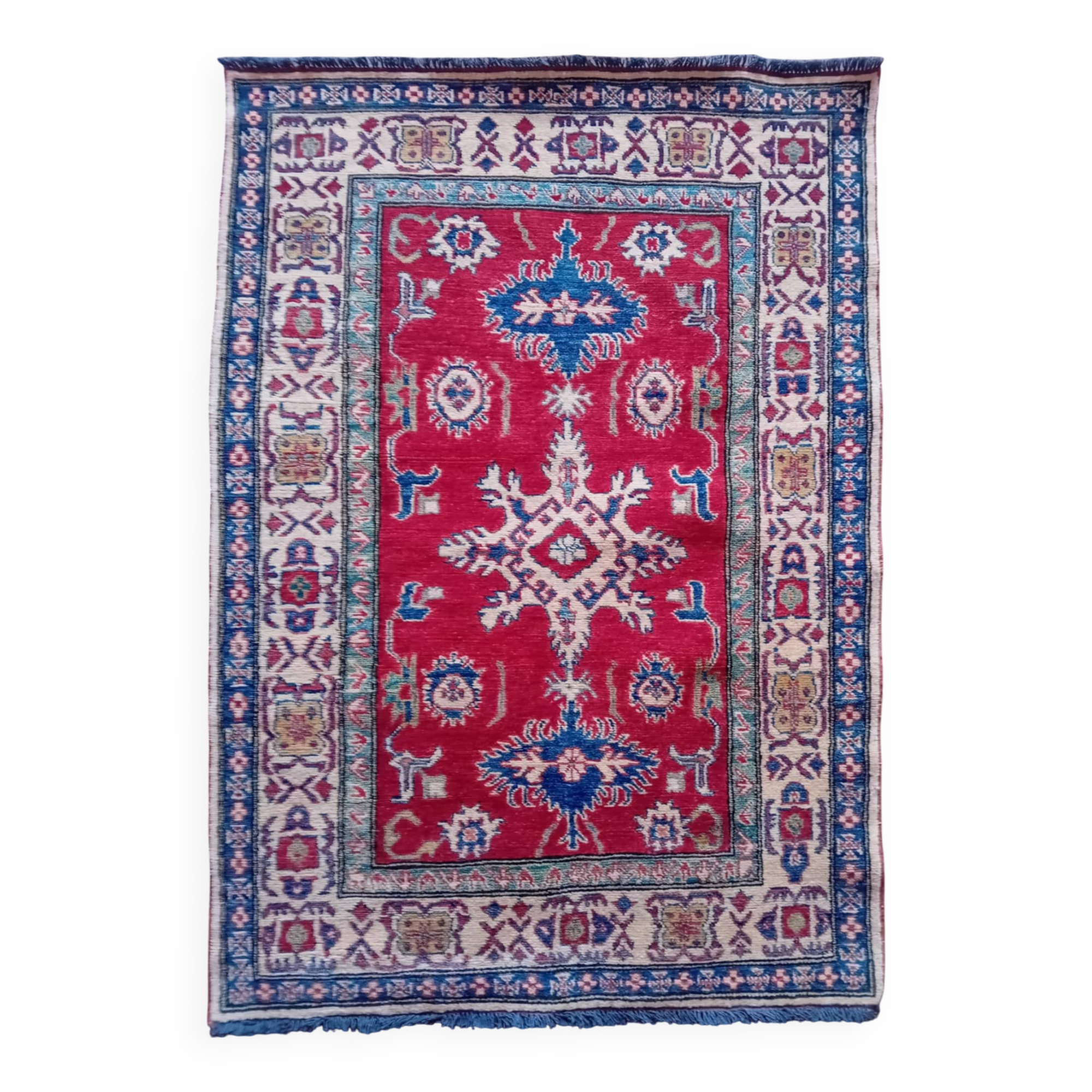 Handmade Pakistani Kazak Rug 149x107cm