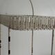 Bar cart or service table in white metal, 1960, France