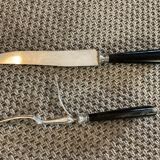 Service cutlery.silver metal