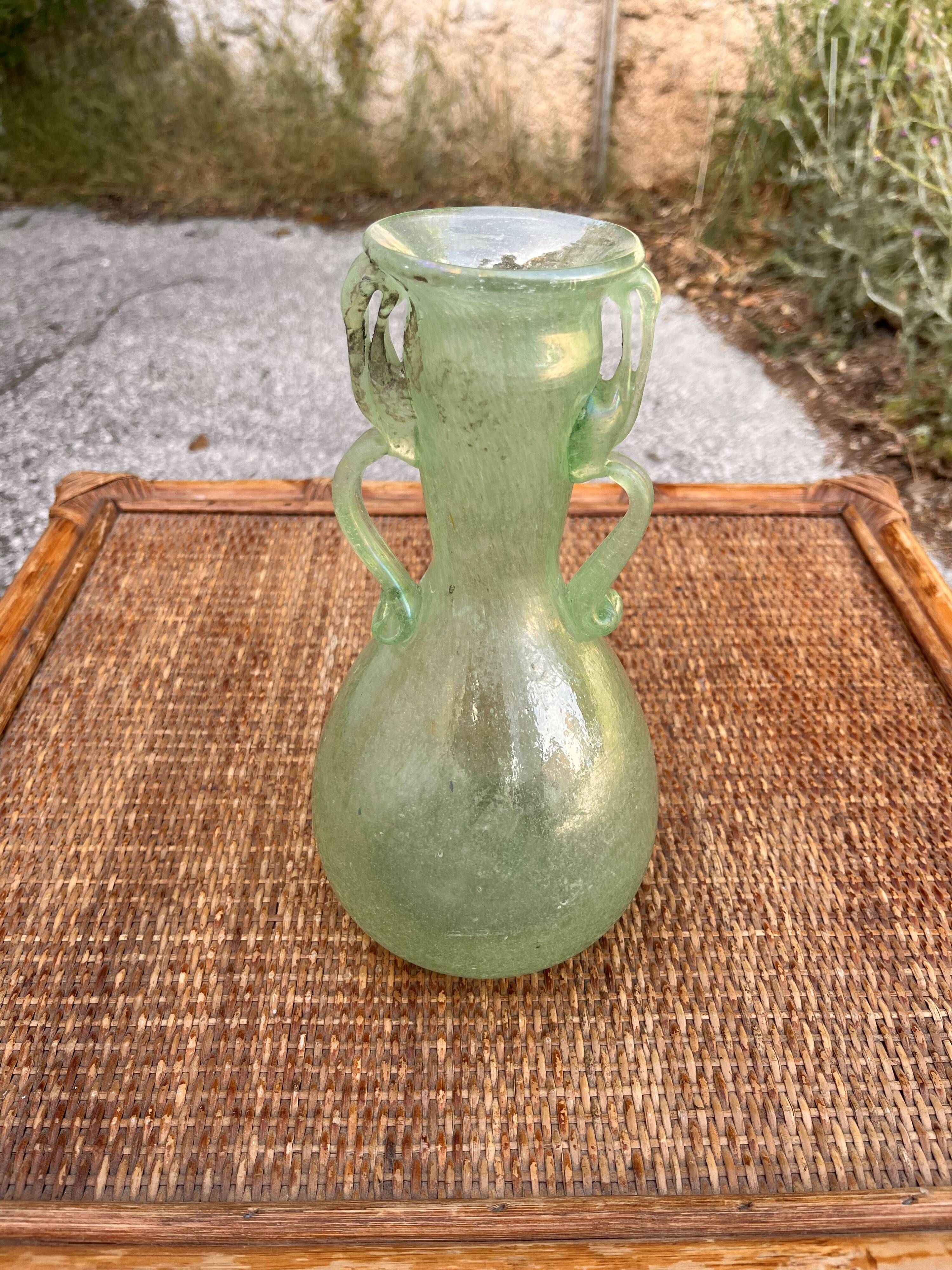 Vase according to the Scavo technique around 1960.