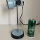 Vintage 1960 Veneta Lumi sky blue desk lamp - 30 cm