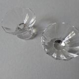 Two crystal candlesticks